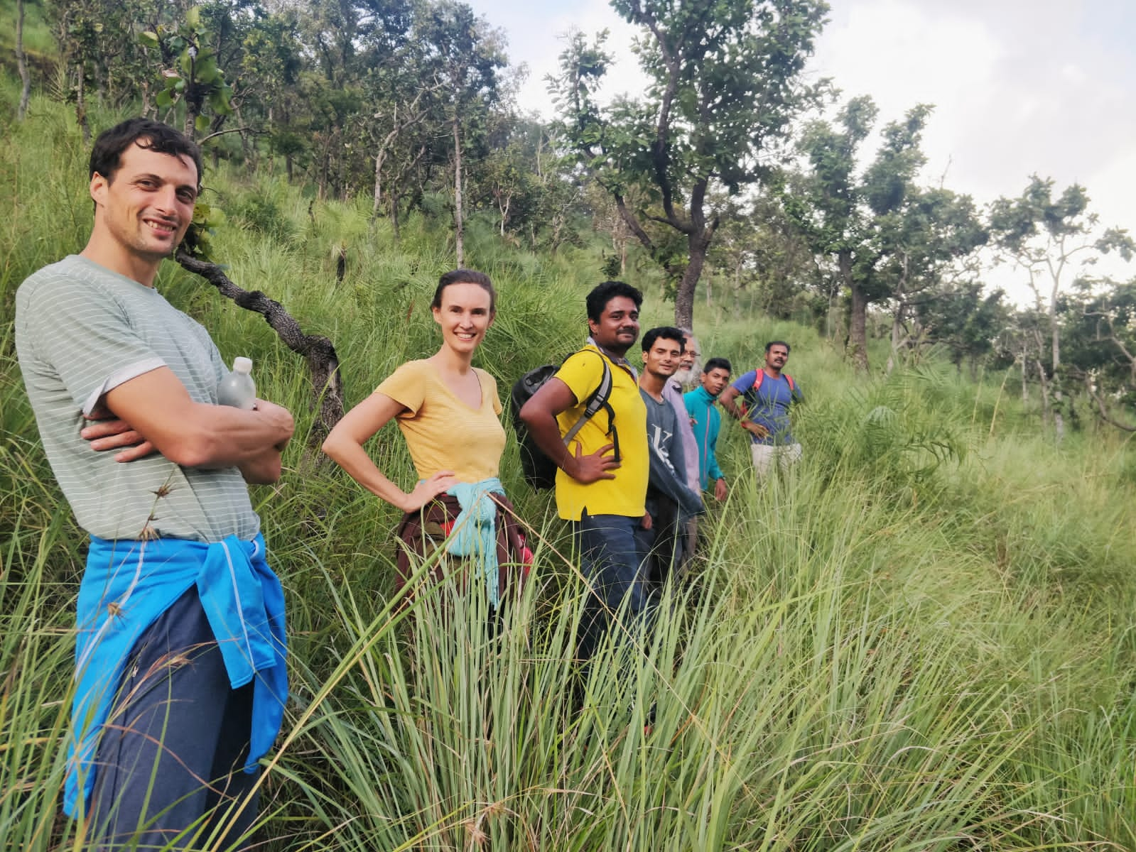 Charles Zanon while trek in Elephant Valley